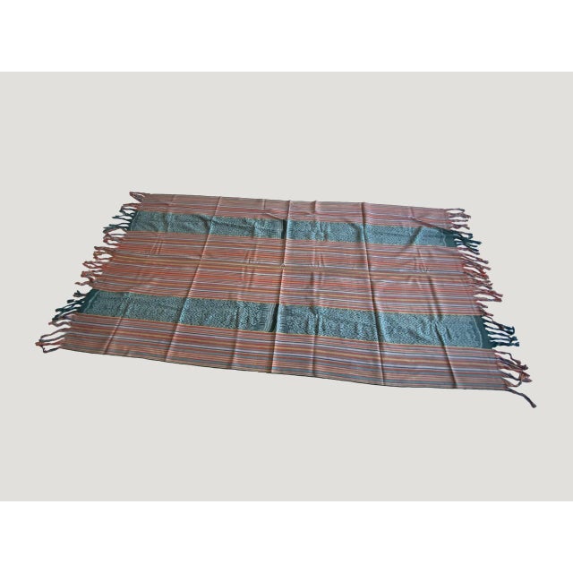 Tribal Super Rare Cotton Ikat from Sumba Indonesia For Sale - Image 3 of 18