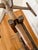 Antique Primitive Wood Yarn Spinning Wheel For Sale - Image 6 of 11