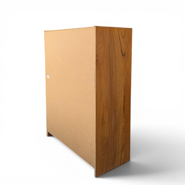 Small Vintage Danish Modern Teak Bookcase For Sale - Image 13 of 17