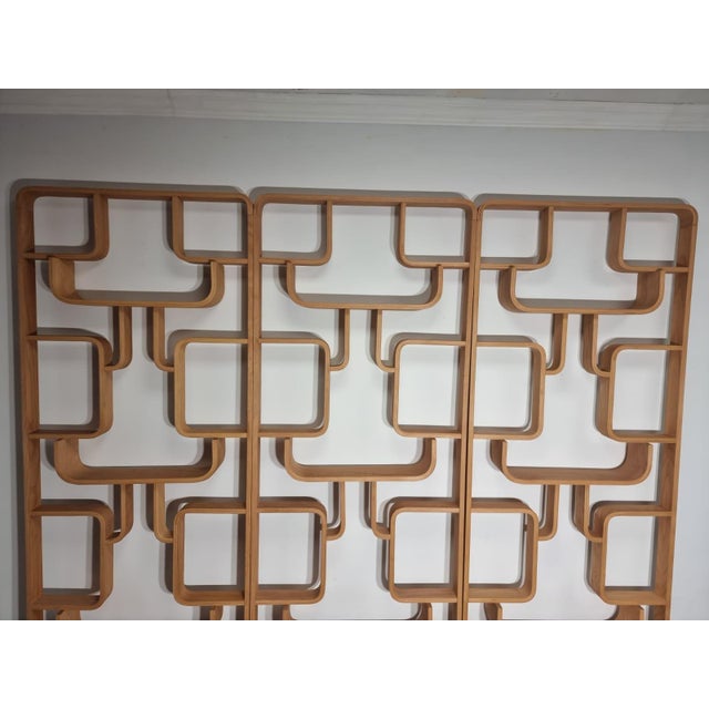 Room Dividers by Ludvik Volak for Drevopodnik Holesov, 1950s, Set of 3, in Restored conditions. Designed 1950 to 1959 I...