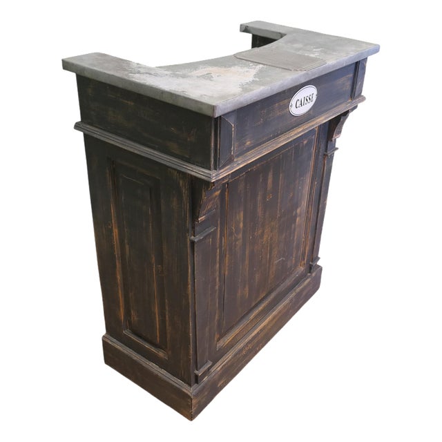 French Shabby Restaurant Greeting Station, Greeter, 1920 For Sale