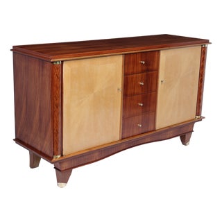 French Art Deco Sideboard in Rosewood and Oak, 1930 For Sale