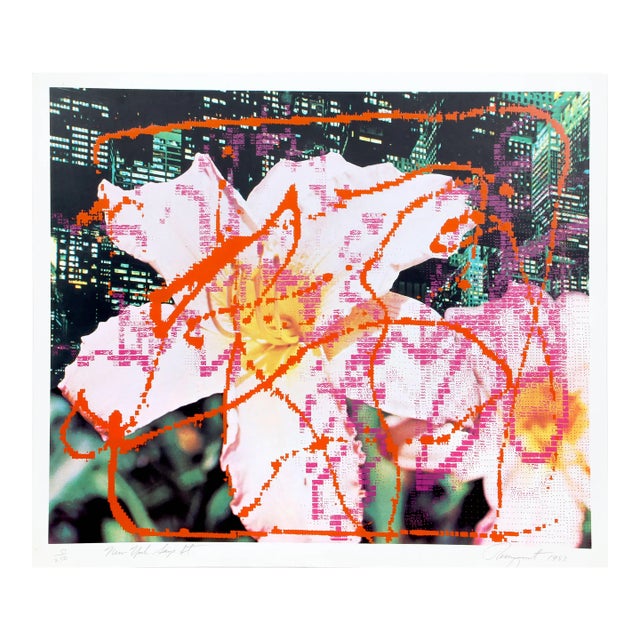 James Rosenquist, New York Says It, Pop Art Screenprint by James Rosenquist 1983 For Sale