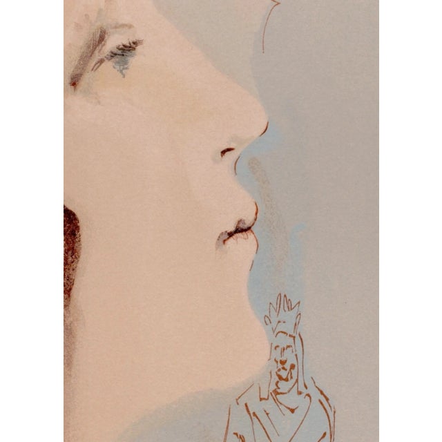 1960s Salvador Dali, Ascension to Venus, 1964, Original Woodcut For Sale - Image 5 of 9