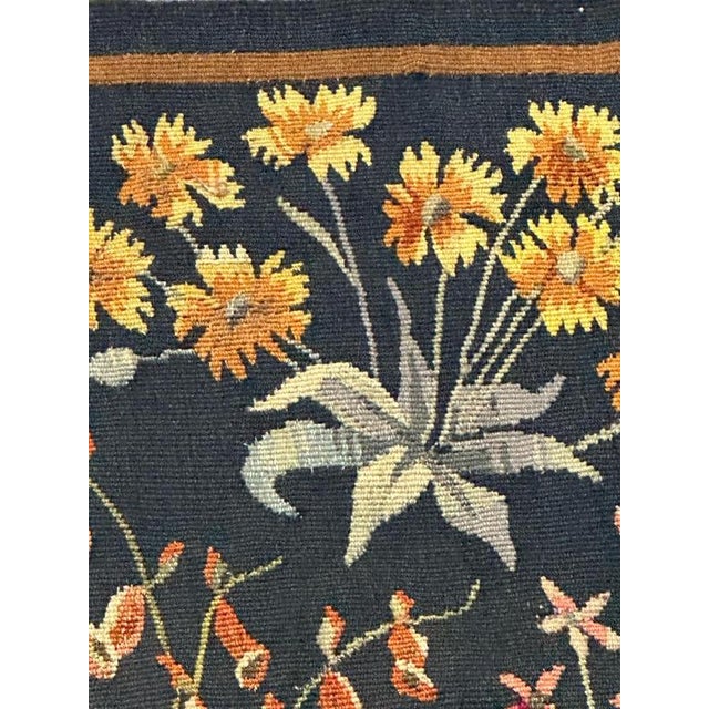 Vintage French Handwoven Aubusson Tapestry, 1920s For Sale - Image 18 of 18