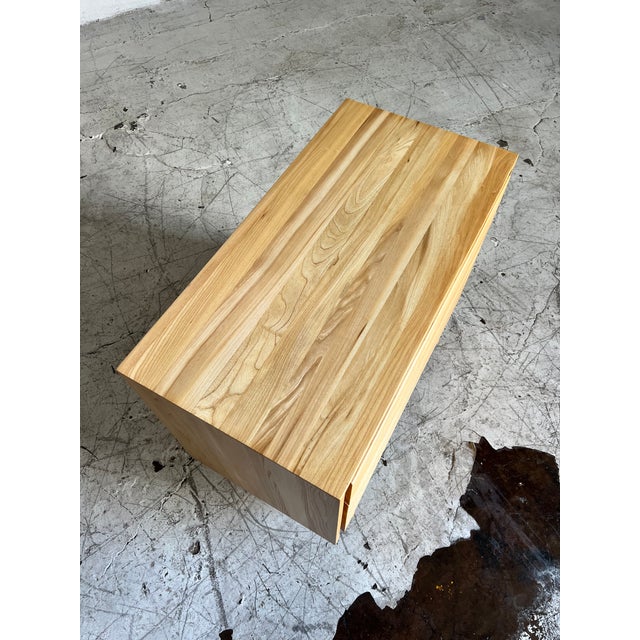 Mid-Century Modern Newly Refinished Mid Century Blonde Chest of Drawers For Sale - Image 3 of 4