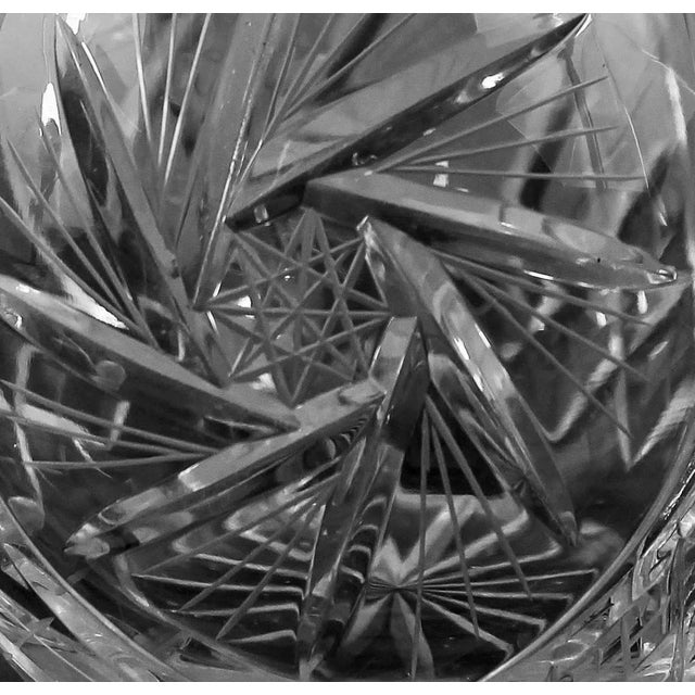 Graved Crystal Cider Pitcher For Sale - Image 10 of 11