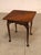 Queen Anne Mid 20th Century Kittinger Colonial Williamsburg Mahogany Drop-Leaf Napkin Table For Sale - Image 3 of 18