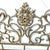 1960s Hollywood Regency Rococo-Style Gold-Gilt Cast Metal Scrollwork Headboard French Style For Sale - Image 5 of 10