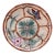 19th Century Majolica Flowers & Butterfly Plate Wasmuel For Sale