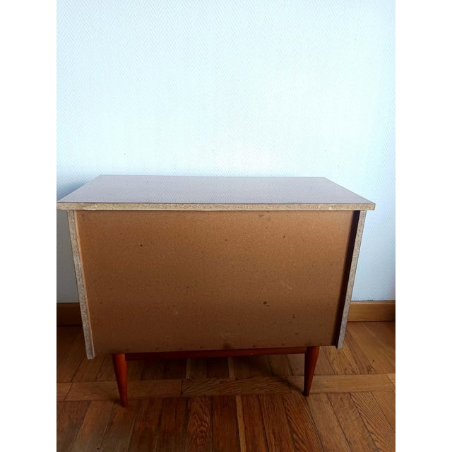 Mid-Century Splayed Leg Chest of Drawers, 1950s For Sale - Image 13 of 14