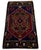 1970s Hand Knotted Small Rug Vintage DoorMat Entry Decor - 20'' X 35'' For Sale - Image 5 of 13