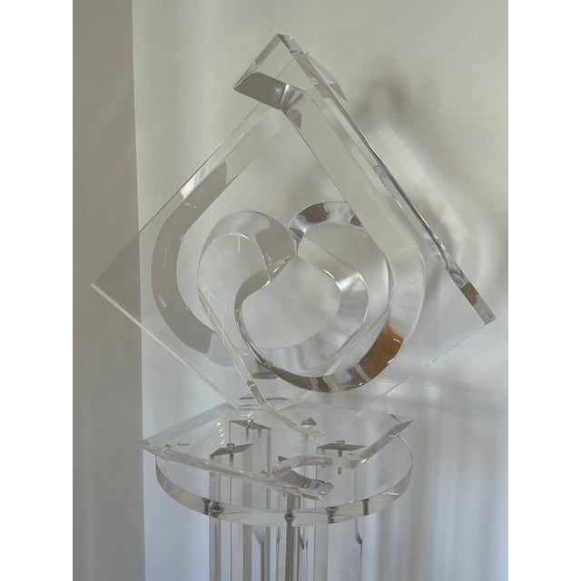 1970s Abstract Lucite Sculpture by Van Teal For Sale In New York - Image 6 of 10