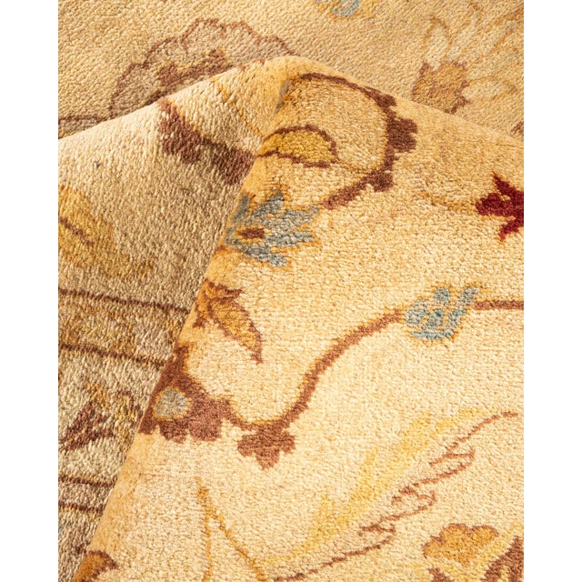 Textile Mogul, One-of-a-Kind Hand-Knotted Area Rug in Ivory, 9' 4" x 12' 5" For Sale - Image 7 of 8