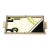 Art Deco Eglomise Cubist Graphic Geometric Motif Tray W/ Cream Lacquered Border For Sale