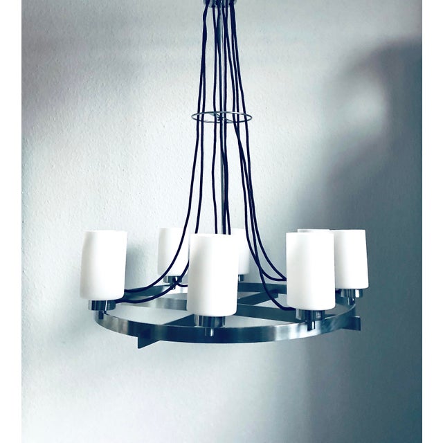 Vintage 8-Light Chandelier, 1970s For Sale - Image 16 of 16