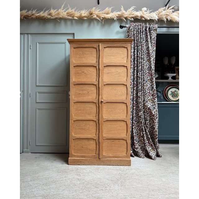 Oak Notary's Cabinet, 1940s For Sale - Image 12 of 12