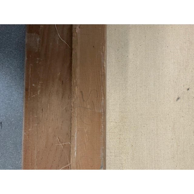 1950s Mid Century Perlita Stokes Plein Air Painting Landscape Oil Board Gilt Wood Frame California Impressionism For Sale - Image 9 of 12