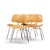 Mid-Century Modern Charles & Ray Eames for Herman Miller DCM Mid Century White Ash Dining Chairs - Set of 4 For Sale - Image 3 of 11
