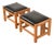 Stickley Mission Oak Arts & Crafts Stools or Ottomans, Pair For Sale