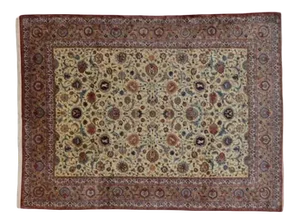 1960s Persian Kork Kashan Rug