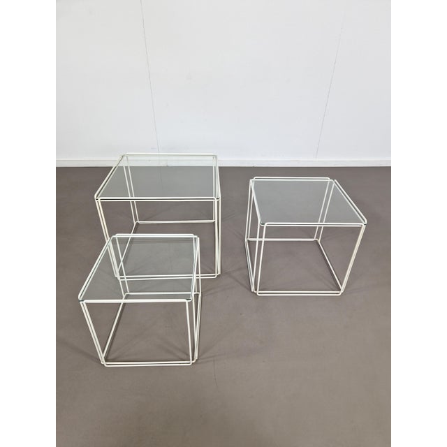 Isocele Nesting Tables by Max Sauze for Max Sauze Studio, 1970s, Set of 3 For Sale - Image 9 of 11