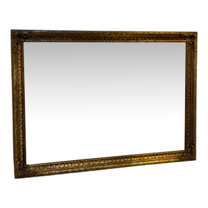 Rectangular Giltwood Frame Wall Mirror