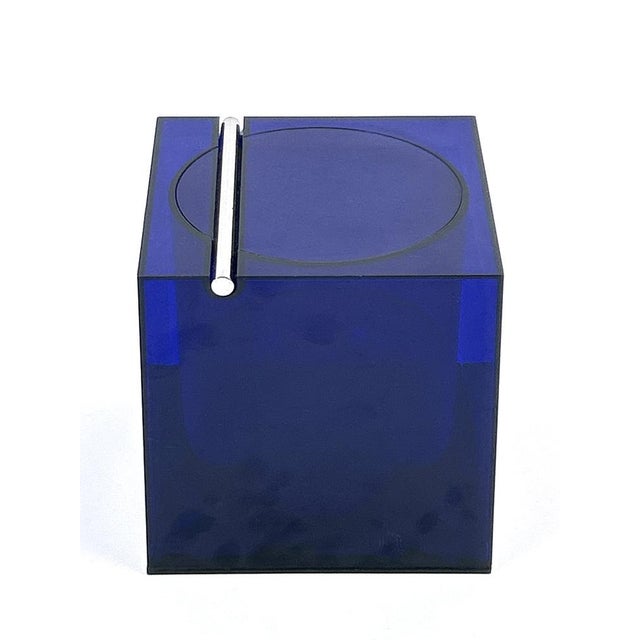Blue Acrylic Ice Bucket by Studio O.P.I. for Cini & Nils, Italy, 1970s For Sale - Image 10 of 18