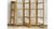 Vintage Coastal Arched Folding Rattan Etagere For Sale - Image 10 of 12