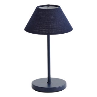 Alluna Cordless Led Lamp 10" - Navy For Sale