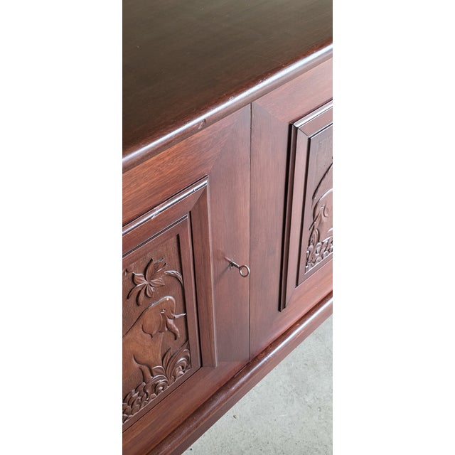 Vintage Elephant Sideboard in Wood For Sale - Image 6 of 15