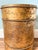 Gold Mid Century Italian Gold Gilt Metal Umbrella Stand/ Wastebasket For Sale - Image 8 of 9