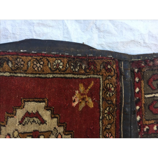 Textile Turkish Wool Saddlebag For Sale - Image 7 of 7