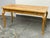 Farmhouse Pine Wood Dining Table/Writing Desk For Sale - Image 4 of 12