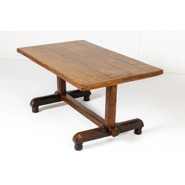 Antique English Oak Console Table, 1800s For Sale - Image 6 of 11