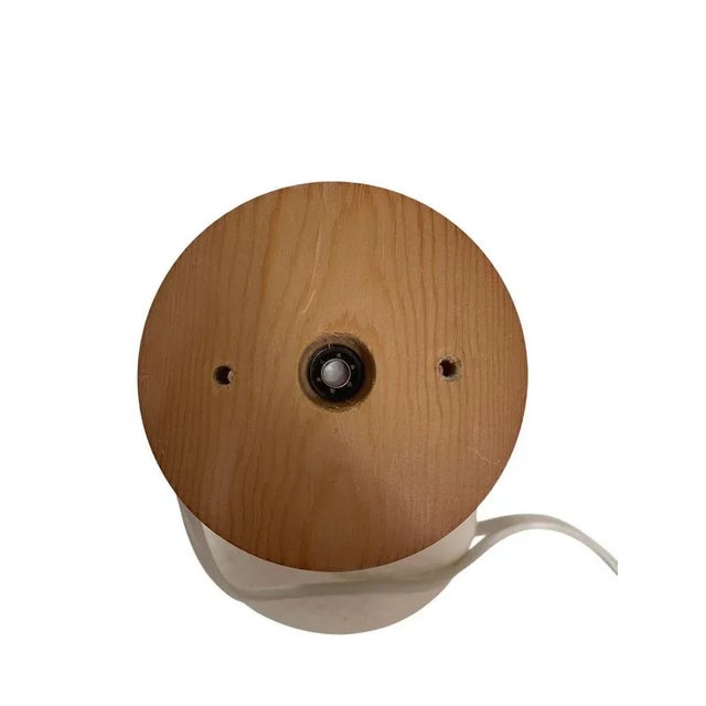 Wood Swedish Pine Wall Lamps by Solbacken Svarveri, 1970s, Set of 2 For Sale - Image 7 of 8