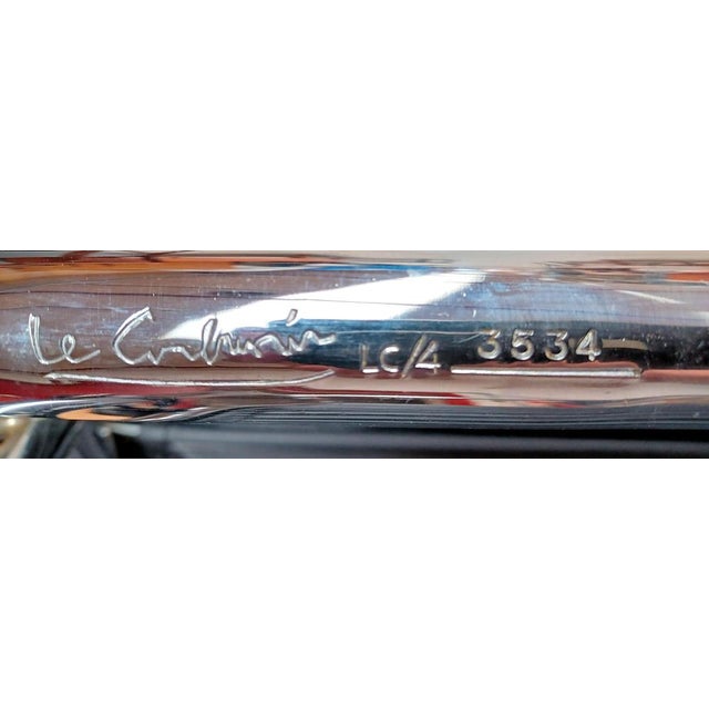 Bauhaus Model LC/4 3534 Chaise Lounge by Le Corbusier for Cassina For Sale - Image 12 of 13