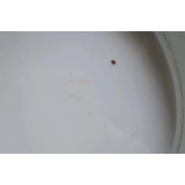 19th Century Early 19th Century French Empire Nast Porcelain White & Gold Monteith For Sale - Image 5 of 6