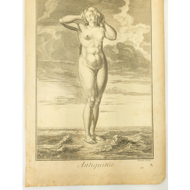 French 19th Century French Copper Engraving Print of "Antiquities" by Benard Direxit For Sale - Image 3 of 8