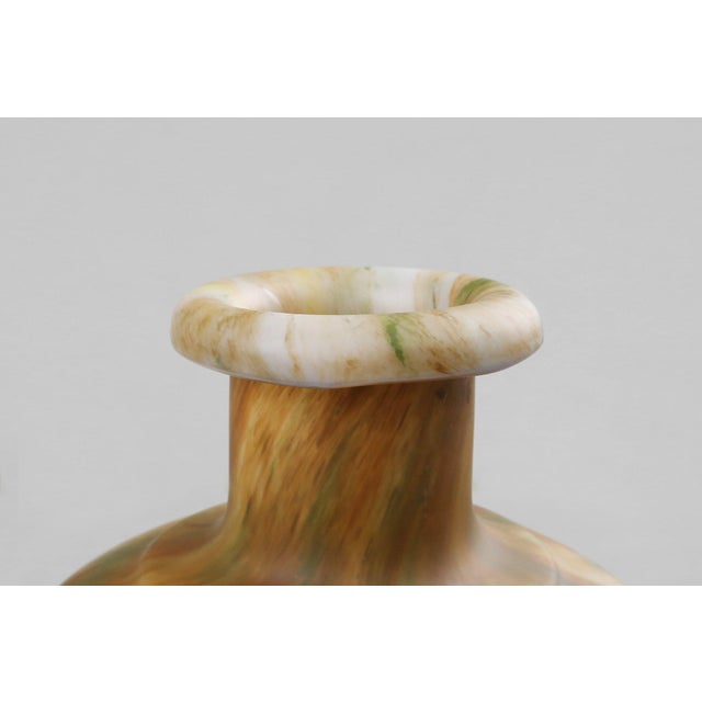 Art Nouveau Pâte de Verre Vase, France, 1920s For Sale - Image 6 of 9