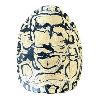 Vintage Italian Scagliola Pigmented Plaster Turtle Shell For Sale