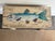 Rustic Folk Art hand-painted fish table with the depiction of an Atlantic Salmon. Petite but heavy for its size. Please...