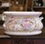19th Century French Faience Foot Bath With Chinoiserie Birds and Gilt Floral Reliefs For Sale - Image 4 of 9