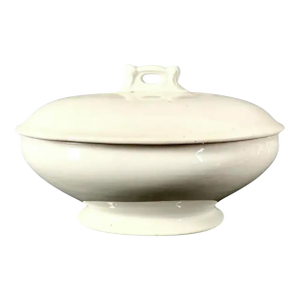 Ironstone Vegetable Tureen With Lid Buffalo China