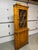 Flamed birch Biedermeier corner cabinet dated 1820-1850. Acquired from the French Consulate in Chicago, circa 1930s–1950s,...