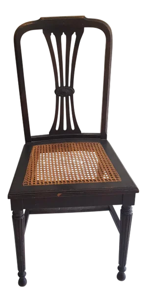 Early 20th Century Vintage Brown Chair