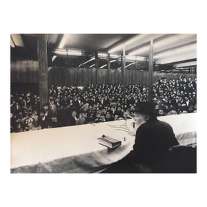 Levi Yitzchak FreidinRare Vintage Original Photo from the Court of The Lubavitcher Rebbe 770 Chabad