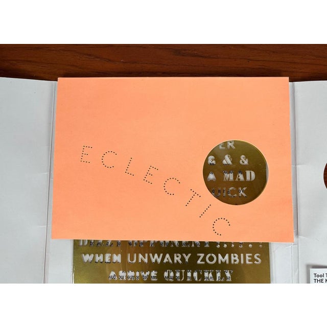 British The Eclectic Copycat Brass Stencil Typeface Tool A from Tom Dixon For Sale - Image 5 of 16