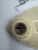 Ceramic Vintage Art Deco Ivory & Gold Porcelain Pull-Chain Ceiling Light For Sale - Image 7 of 11
