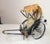 This antique 19th century handmade mixed media running rickshaw is a unique and intricately crafted piece of art done by...
